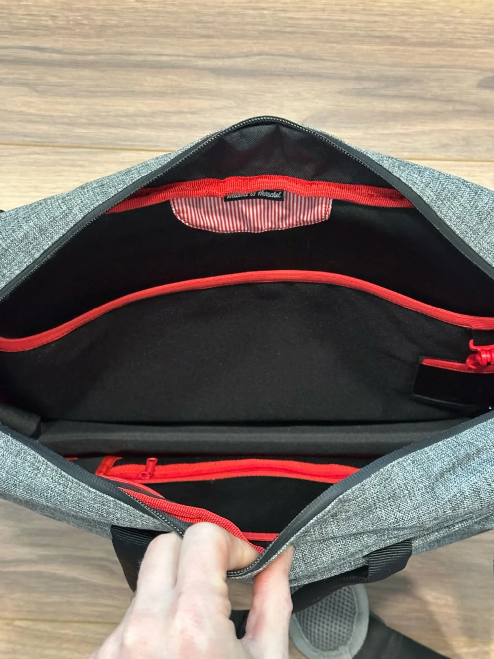 Herschel Sandford 17L Laptop Bag Travel Bag in Gray